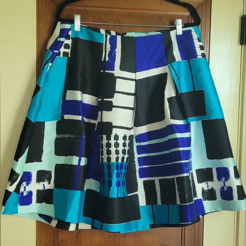 Abstract Print Women's Skirt #1
